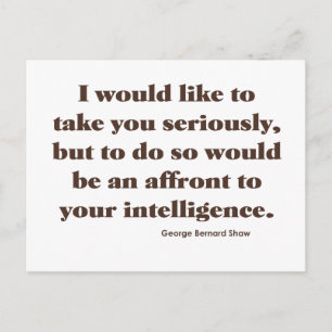 Postal Shaw en Inteligencia