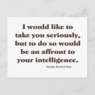 Postal Shaw en Inteligencia