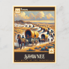Postal Shawnee, Kansas | Vintage