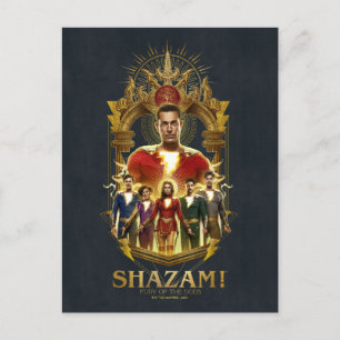 Postal SHAZAM! Furia de los Dioses   Marco SHAZAMily Orna