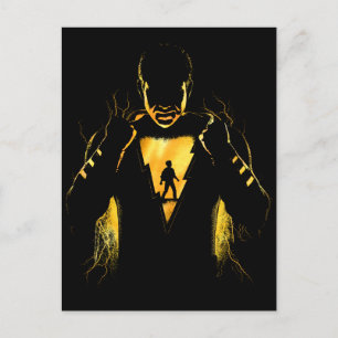 Postal ¡SHAZAM!   Shazam y Billy Lightning Silhouette