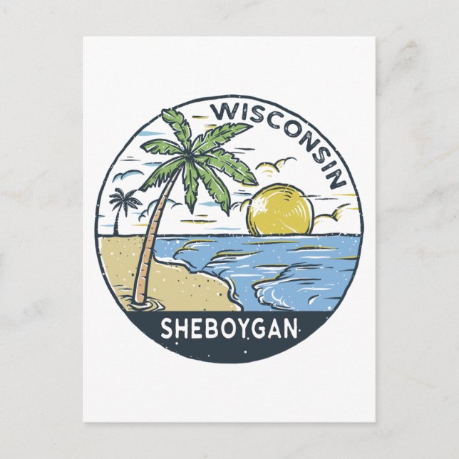 Postal Sheboygan Wisconsin Vintage (Anverso)
