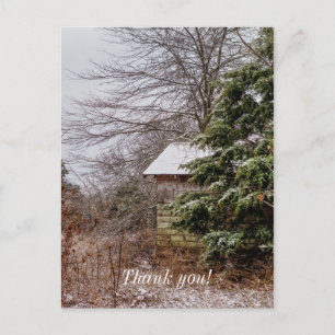 Postal Shed Abandonada Gracias Postcard