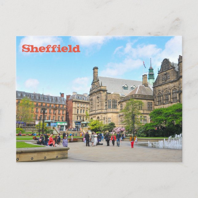 Postal Sheffield (Anverso)