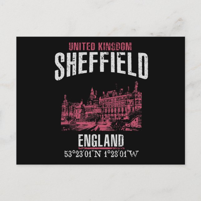 Postal Sheffield (Anverso)