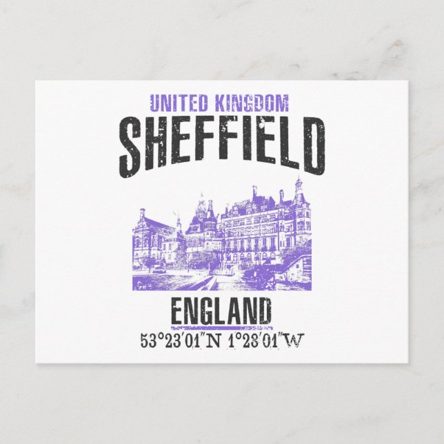 Postal Sheffield (Anverso)