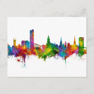 Postal Sheffield England Skyline