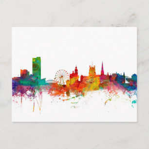 Postal Sheffield England Skyline