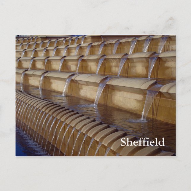 Postal Sheffield Sheaf Square (Anverso)