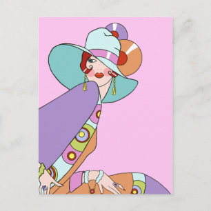 Postal Shelby, Lady in Lilac y Lavender de los años 20