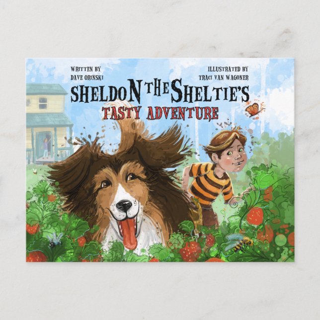 Postal Sheldon the Sheltie (Anverso)