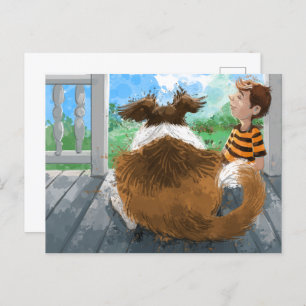 Postal Sheldon y Davie Relaxing