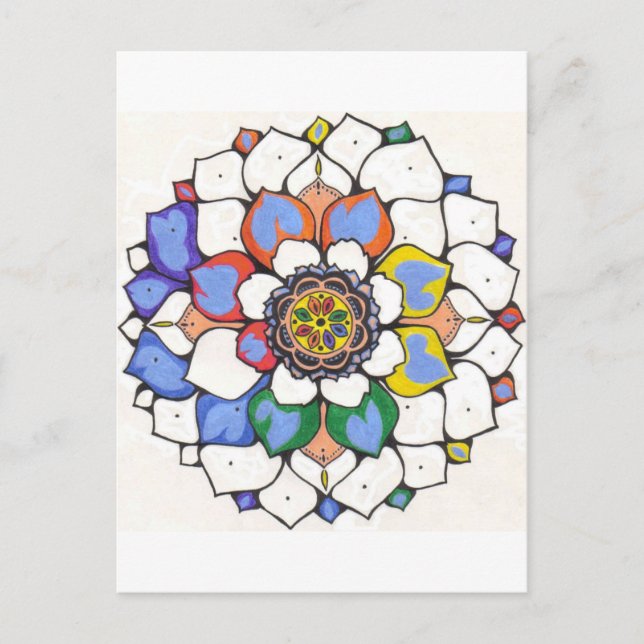 Postal shellzmandala (Anverso)