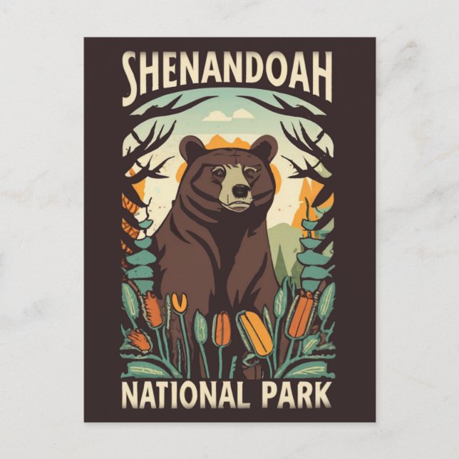 Postal Shenandoah National Park Skyline Drive (Anverso)