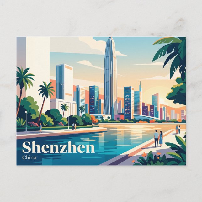 Postal Shenzhen, China (Anverso)