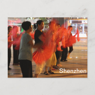 Postal Shenzhen, China - Baile de fans