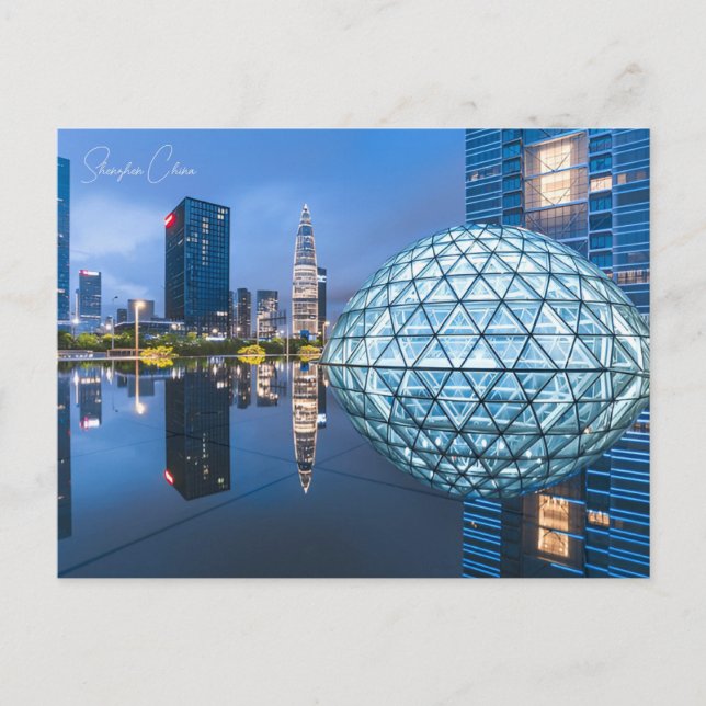 Postal Shenzhen de época China (Anverso)