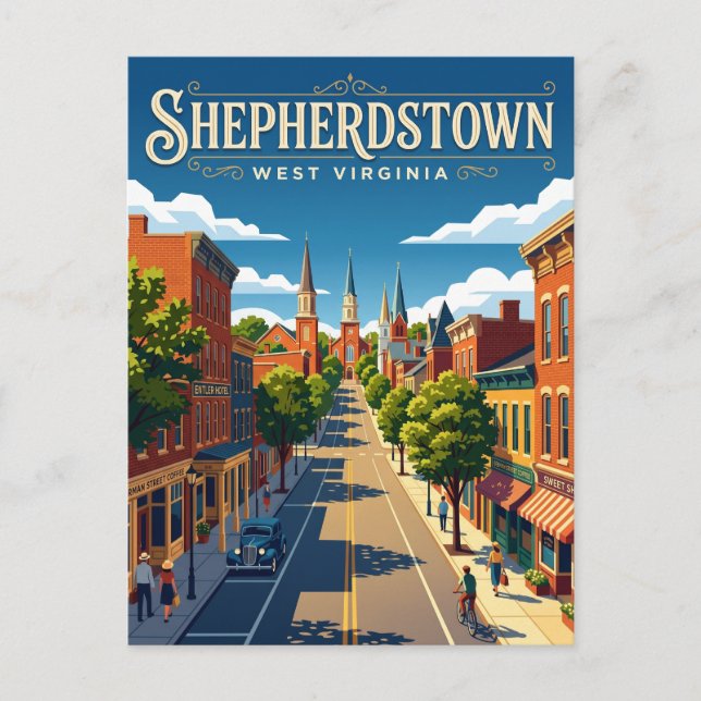 Postal Shepherdstown EE. UU. (Anverso)