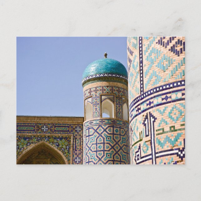 Postal Sher-Dor Madrasah: Detalle (Anverso)