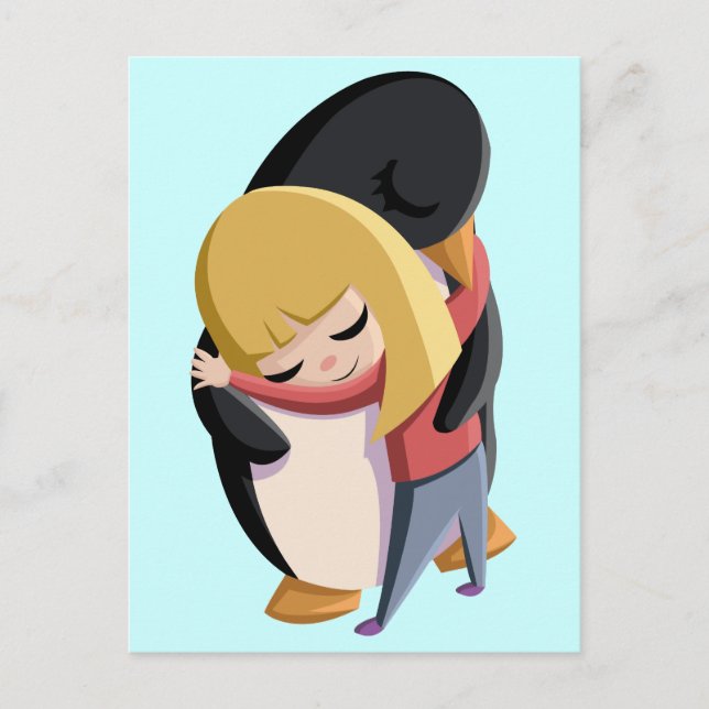 Postal Sherbert y Sally (Anverso)