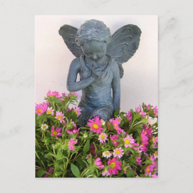 Postal Shhh: Faery en el trabajo (Anverso)