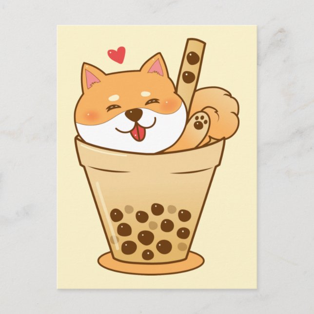 Postal Shiba Boba (Anverso)