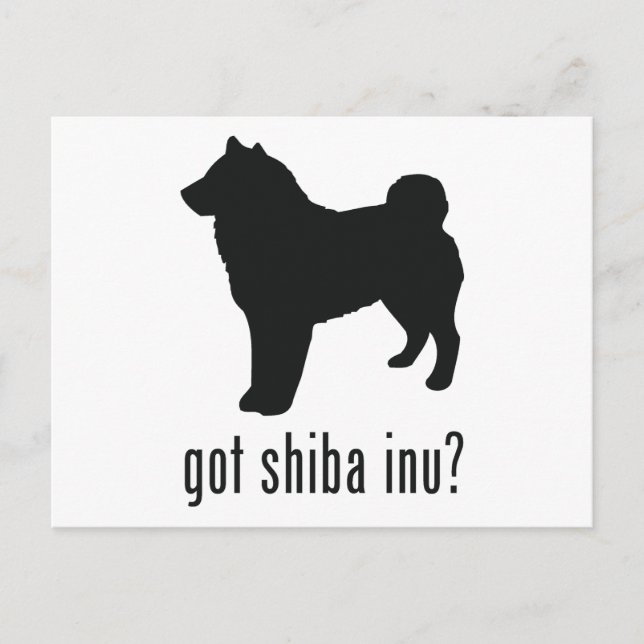 Postal Shiba Inu (Anverso)