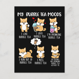Postal Shiba Inu Bubble Tea Women Boba Tea Bubble Tea