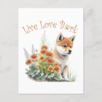 Shiba Inu Dog Mom Floral
