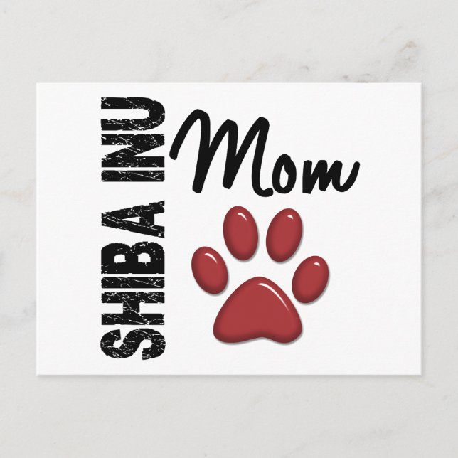 Postal Shiba Inu Mom 2 (Anverso)