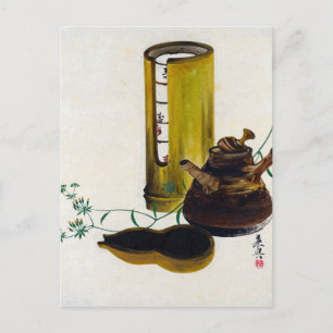 Postal Shibata Zeshin Sencha Set de té