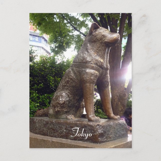 Postal shibuya hachiko (Anverso)