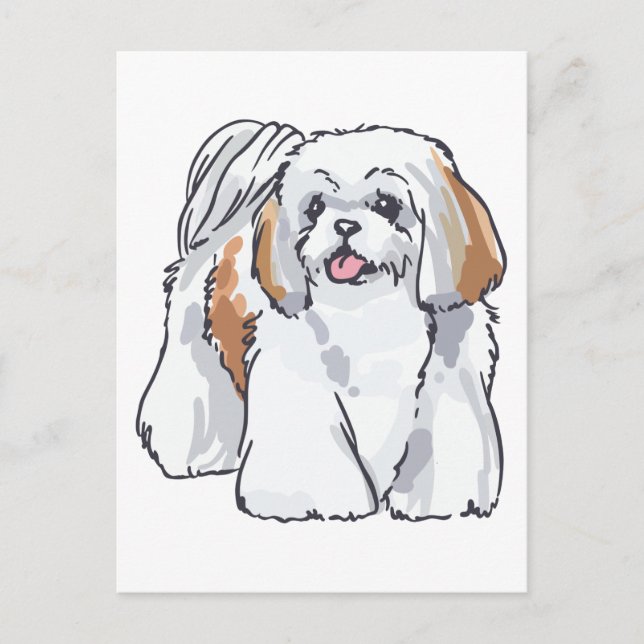 Postal Shih Tzu (Anverso)