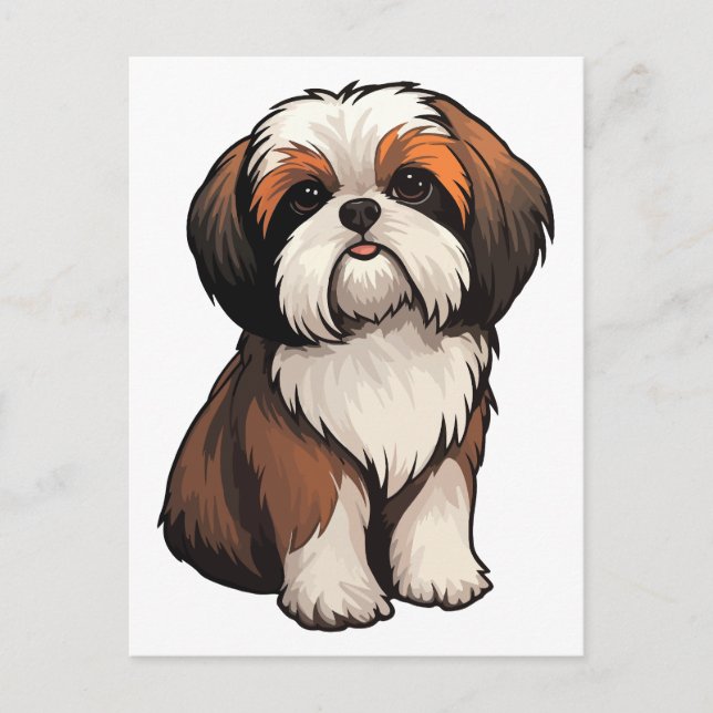 Postal Shih Tzu (Anverso)