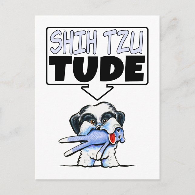 Postal Shih Tzu Tude (Anverso)