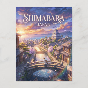 Postal Shimabara, Japón