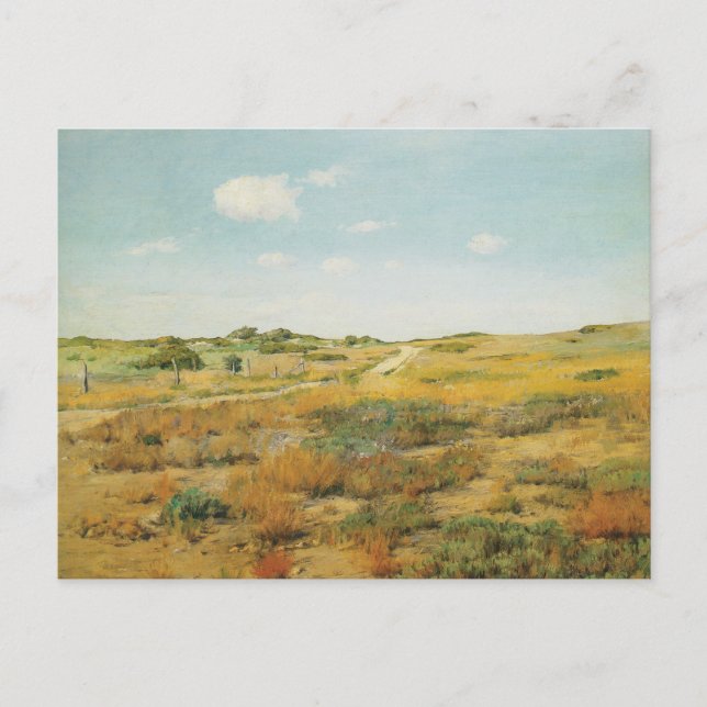 Postal Shinnecock Hills de William Merritt Chase (Anverso)