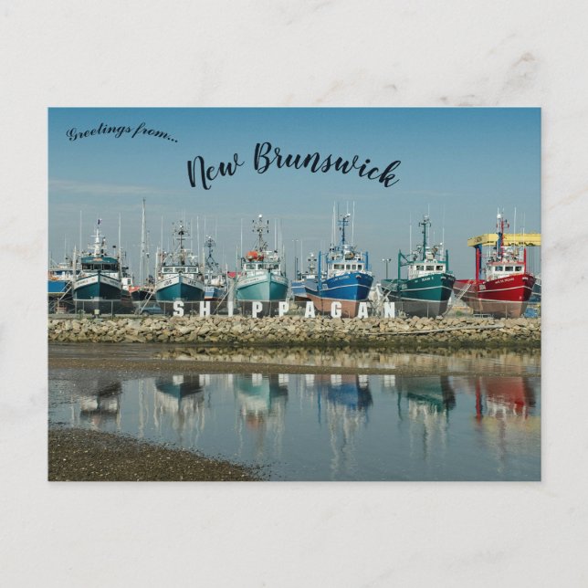 Postal Shippagan Nuevo Brunswick Canadá (Anverso)