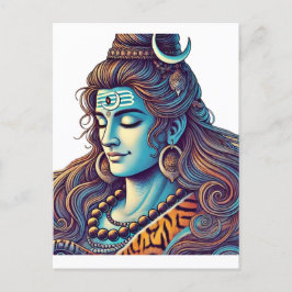 Postal Shiva Eterna: El Yogi Supremo en las bobas divinas