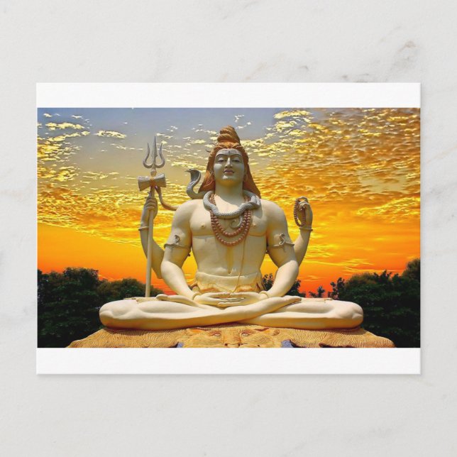 POSTAL SHIVA HINDU DIOS (Anverso)