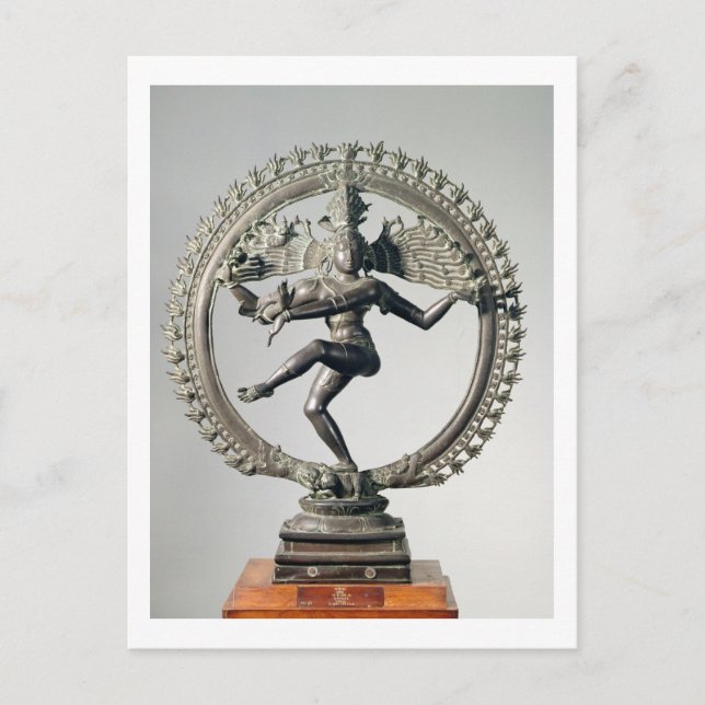 Postal Shiva Nataraja, Tamil Nadu, Late Chola (bronce) (Anverso)