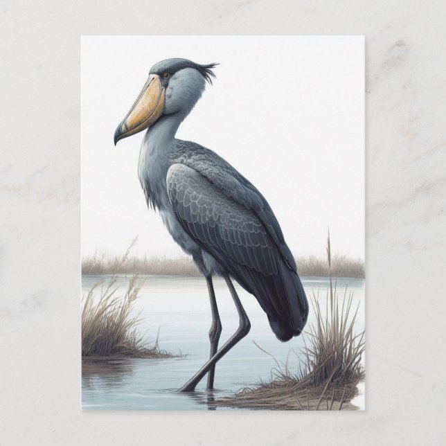 Postal Shoebill Stork (Anverso)