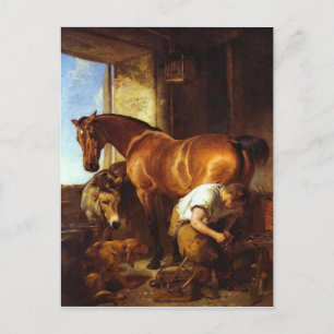 Postal Shoeing by Edwin Henry Landseer