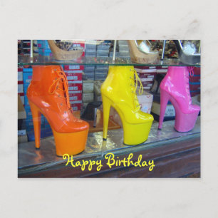 Postal Shoes Happy Birthday
