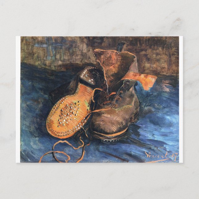 Postal Shoes - Vincent Van Gogh (Anverso)