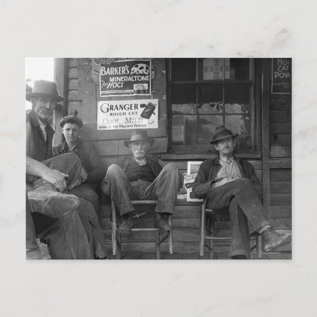 Postal Shootin' the Breeze: 1935 (Anverso)