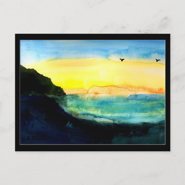 Postal Shore Y Sky (Anverso)