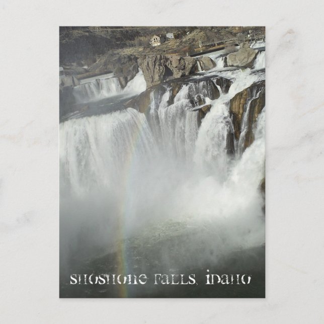 Postal Shoshone Falls Idaho (Anverso)