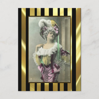 Postal Show Chica Risque