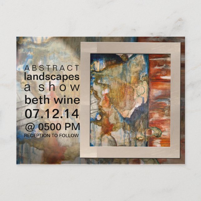 Postal Show de arte (Anverso)